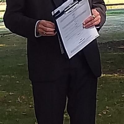 Officiant maître de cérémonie laïque